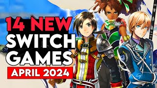 14 New Upcoming Nintendo Switch Games April 2024 [upl. by Eibber882]