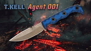 TKELL Agent 001  Tactical Fixed Blade Supreme TKellKnifejunkie Collab [upl. by Minabe]