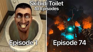 Skibidi Toilet 1  74 All Episodes amp Extra Scenes 60 FPS Remastered Outdated [upl. by Ahcsas952]