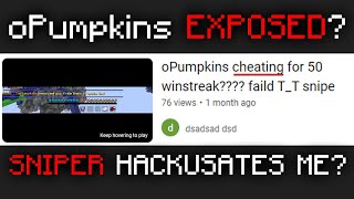 BHOPPING SNIPER Hackusates me then LOSES  why bedwars is dying [upl. by Anrahc]