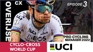 Cyclocross World Cup CX  Beekse Bergen  Overijse  Pro Cycling Manager 2022 [upl. by Nesnaj]