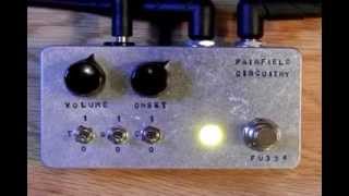 Fairfield Circuitry Unpleasant Surprise Fuzz Gate Demo  Full Version [upl. by Zulaledairam]