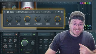 How to Make HEAVY Kicks in FL Studio  Fruit Kick Tutorial [upl. by Gino]