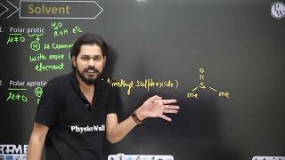 Polar protic amp polar aprotic solvent NEET 12th jee main [upl. by Johnstone]