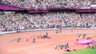 Mo Farah Winning the 5000m Final  London 2012 [upl. by Ainnek433]