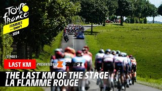 Last Km  Stage 5  Tour de France Femmes avec Zwift 2024 [upl. by Yetnruoc]