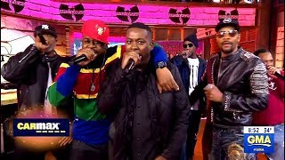 WuTang Clan  Performs Protect Ya Neck  GMA Live [upl. by Annaeel]