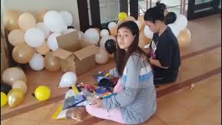 ATES PREPARATION DAY FOR HER BIRTHDAY [upl. by Latsyrd]