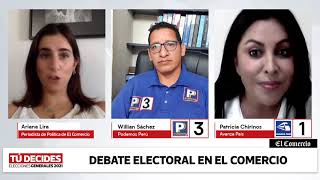 Debate entre los candidatos para el Callao de Avanza País y Podemos Perú  El Comercio  VideosEC [upl. by Mikel]