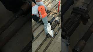 Automatic rebar coupler wrench operation video [upl. by Daniella929]