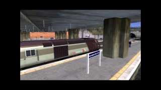 Arriva Cross Country HST departs Birmingham New Street on Railworks TS 2013 [upl. by Cinom813]