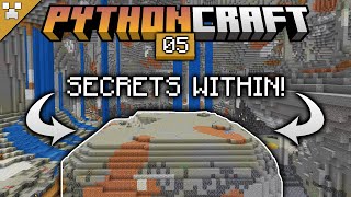 TRULY INSANE CAVES  Pythoncraft Ep5 Minecraft Survival [upl. by Ilarin]