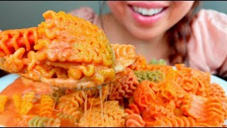 ASMR CREAMY CHEESY TOMATO PASTA Italian Radiatori 🧀 먹방 Eating Sounds No Talking suellASMR [upl. by Dru]