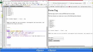 HTML  Form tag  شرح كيفية عمل استمارة لادخال البيانات ج1 [upl. by Murat735]