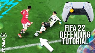 FIFA 22 DEFENDING TUTORIAL  HOW TO DEFEND IN FIFA 22  TOP 4 TIPS TO CONCEDE LESS GOALS [upl. by Enier]