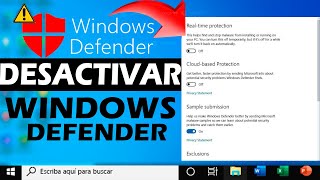 COMO DESACTIVAR WINDOWS DEFENDER en WINDOWS 81011 [upl. by Patten524]