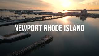 Goat Island Waterfront 4K Town Reel  Newport Rhode Island [upl. by Alliw770]