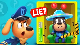 Lie Detector Hat  Detective Cartoon  Good Habits  Kids Cartoon  Sheriff Labrador  BabyBus [upl. by Merrie]