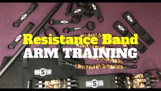 Training Arms With Resistance Bands [upl. by Drofnas]