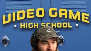 Jschlatt Reacts to Video Game High School Season 1 [upl. by Humphrey]