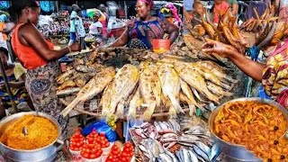 AFRICAN FISH MARKET Exploring Kisumu city  African way of living [upl. by Noyerb841]