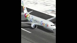 Boeing 737 Max 8 Google automobile avioes aviation aeroporto landing aviao pouso airport [upl. by Guthrey]