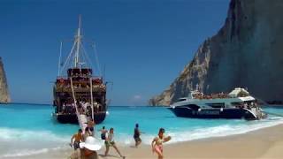 Navagio Beach Zakynthos Island Greece [upl. by Otnas763]