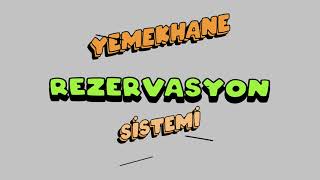 Yemekhane Rezervasyon Sistemi [upl. by Keener9]