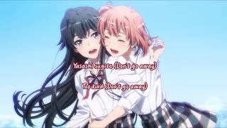 Diamond no Jundo  Oregairu Kan ED Full Lyrics [upl. by Elnar]