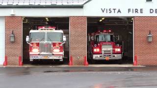 Vista FD Car 2561  Engine 141 Responding [upl. by Emawk]