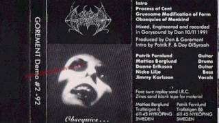 gorement  obsequies full demo1991 [upl. by Annekcm]