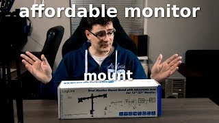 Logilink dual monitor desk mount stand [upl. by Adria615]