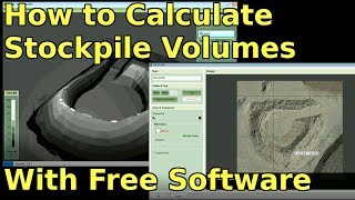 How to Calculate Stockpile Volumes with Free Software [upl. by Standice]