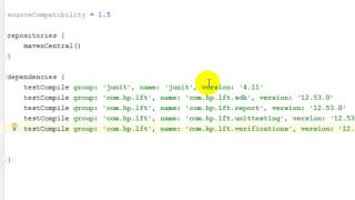 9  LeanFT with Gradle in IntelliJ IDEA [upl. by Haggerty]