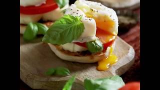 Open Faced Caprese Breakfast Sandwiches [upl. by Eelrahc]