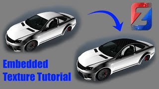 How to Embed Textures ZModeler 3 Tutorials [upl. by Lapotin]