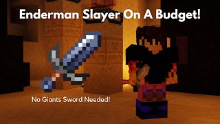 How to do Enderman Slayer On A Budget Hypixel Skyblock [upl. by Amedeo]