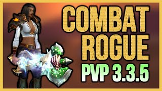 COMBAT ROGUE 335 PVP  BEGINNER GUIDE WARMANE WOTLK GearTalentsDuels 2022 [upl. by Nosna]