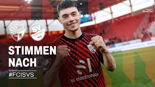 Stimmen nach FC Ingolstadt 04 vs SV Sandhausen [upl. by Hsara]