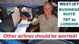 Westjet new 787 Business Class  must try must fly [upl. by Yacano845]