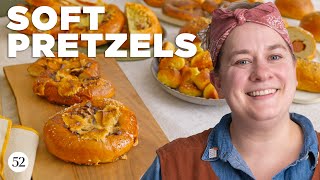 How to Make Soft Pretzels 🥨  Bake It Up A Notch with Erin McDowell [upl. by Laehcym695]