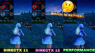 FORTNITE DIRECTX 11 vs DIRECTX 12 vs PERFORMANCE MODE  i5 4570  GTX 960 [upl. by Nakah]