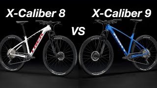 2022 Trek XCaliber Lineup Compared XCaliber 8 vs 9 [upl. by Olatha]