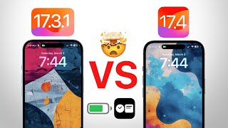 iOS 174 vs iOS 1731 [upl. by Arin722]