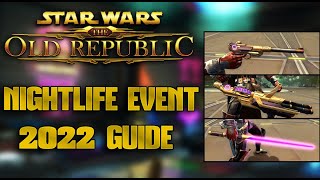 SWTOR  Nightlife Event 2022 Guide Tips to Grind Certificates Emperor Machine amp New Max Bet [upl. by Assenej631]