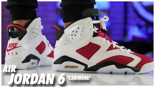 Air Jordan 6 Carmine 2021 [upl. by Weitzman]