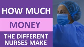 Nurse Salary How Much Money Different Nurses Make in the US [upl. by Chandless657]