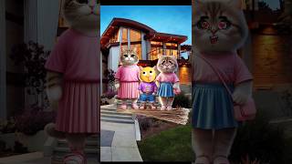 Ditinggal mama beli es krim😭 cutecat catvideo catlover funny trendingshorts [upl. by Alleram]