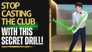 STOP CASTING The Golf Club Immediately With This Secret Drill [upl. by Nohsram]