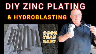 DIY Zinc Plating and Hydroblasting Triumph parts How I do it [upl. by Enila723]